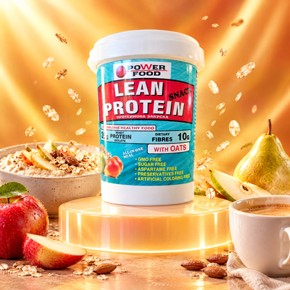 Lean Protein Snack на подиум с овесена каша и плодове